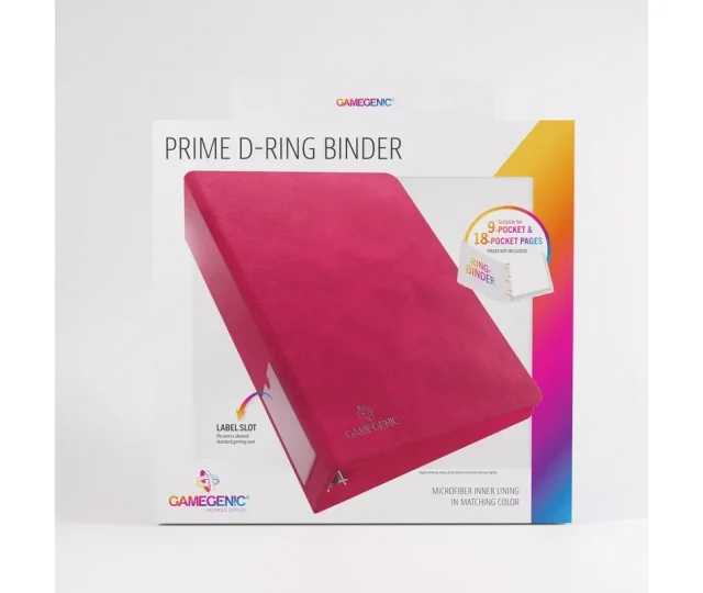 Gamegenic – Prime D-Ring-Binder – Red Vásárold meg a Cardverse webshopban