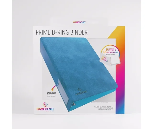Gamegenic – Prime D-Ring-Binder – Blue Vásárold meg a Cardverse webshopban