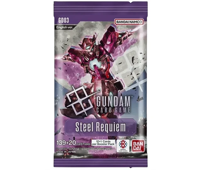 Gundam Card Game: Steel Requiem GD03 Booster Vásárold meg a Cardverse webshopban