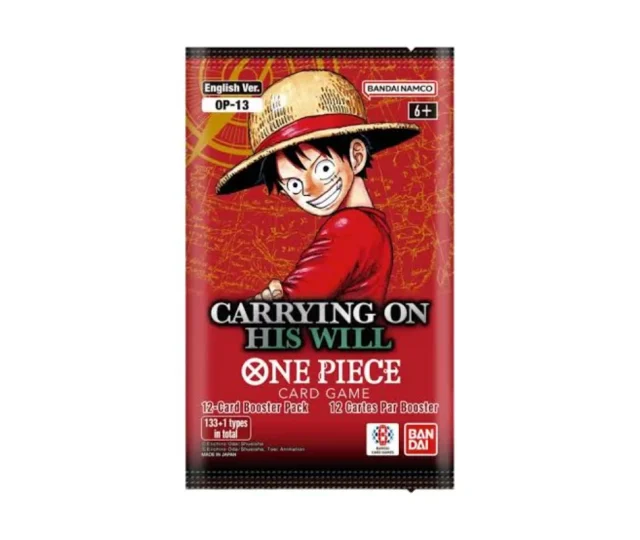 One Piece Card Game: Carrying On His Will OP13 Booster Vásárold meg a Cardverse webshopban