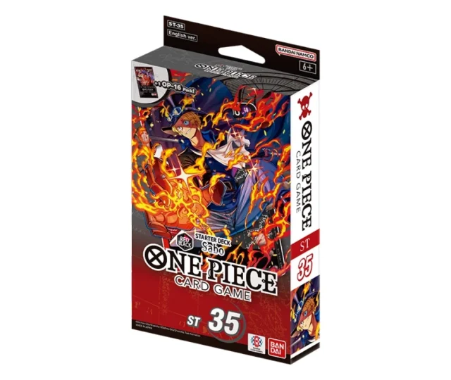 One Piece Card Game: Red/Black Sabo Starter Deck ST35 Vásárold meg a Cardverse webshopban