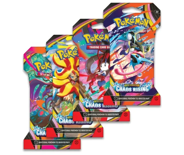 Pokémon TCG: Chaos Rising Sleeved Booster Pack Vásárold meg a Cardverse webshopban