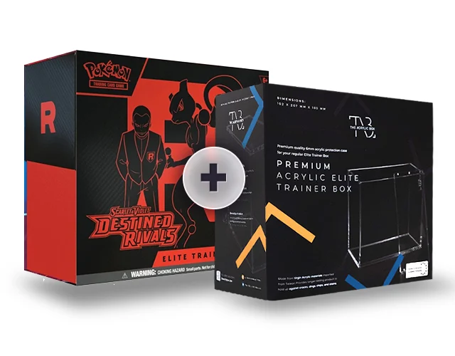 Scarlet & Violet 10: Destined Rivals – Elite Trainer Box + Acyrlic Box Vásárold meg a Cardverse webshopban