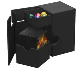 Ultimate Guard - Flip`n`Tray 100+ XenoSkin Monocolor - Black Vásárold meg a Cardverse webshopban