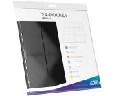 Ultimate Guard 24-Pocket QuadRow Pages Side-Loading Black (10 darabos) Vásárold meg a Cardverse webshopban
